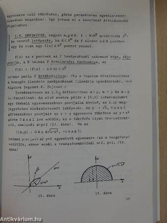 Valós többváltozós függvények differenciálszámítása