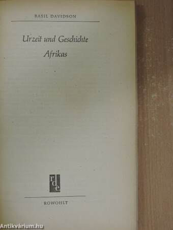 Urzeit und Geschichte Afrikas