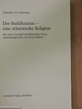 Der Buddhismus - eine atheistische Religion