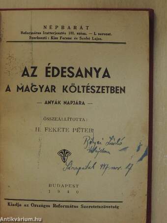 Az édesanya a magyar költészetben