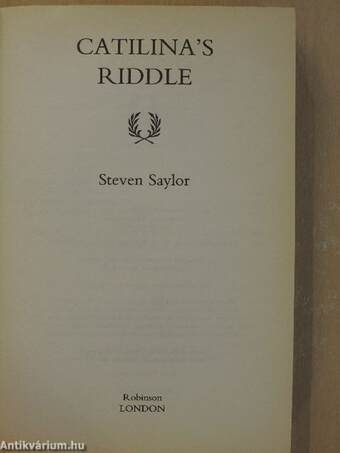 Catilina's Riddle