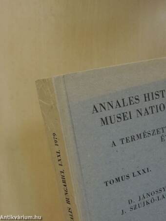 Annales Historico-Naturales Musei Nationalis Hungarici 1979