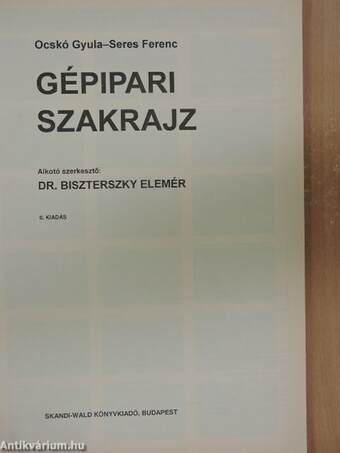 Gépipari szakrajz