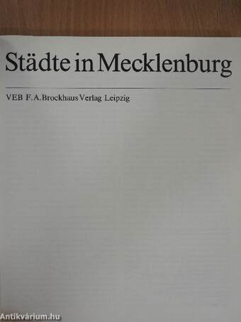 Städte in Mecklenburg