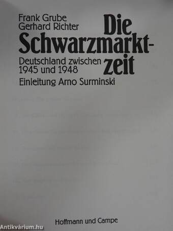 Die Schwarzmarktzeit