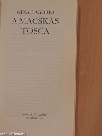 A macskás Tosca