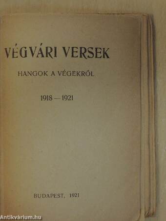 Végvári versek