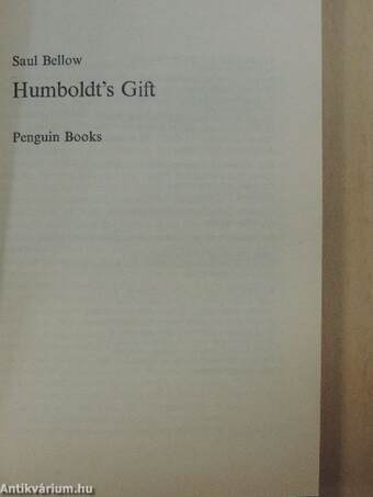 Humboldt's Gift 