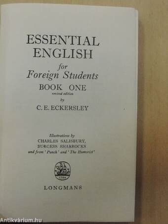 Essential English for Foreign Students Book 1.