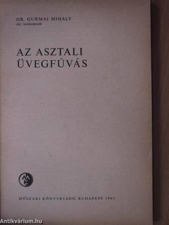 Az asztali üvegfúvás