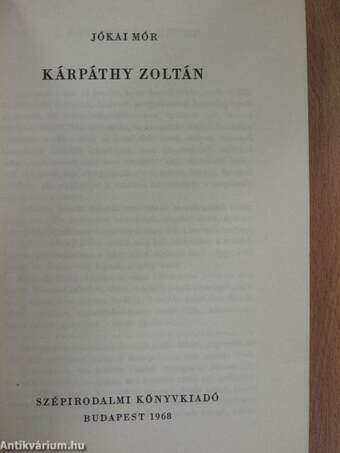 Kárpáthy Zoltán