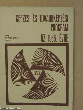 Képzési és továbbképzési program az 1986. évre