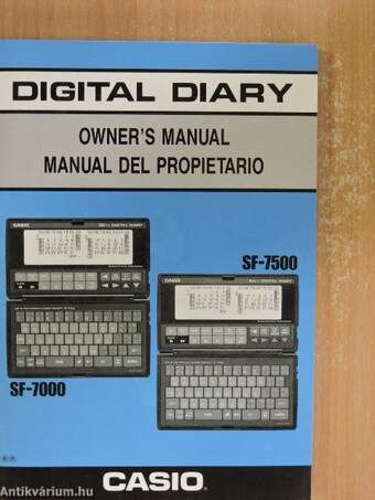 Digital Diary SF-7000/SF-7500