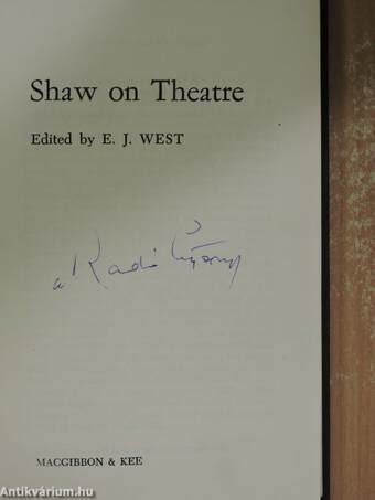 Shaw on Theatre