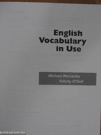 English Vocabulary in Use - Upper-intermediate & advanced