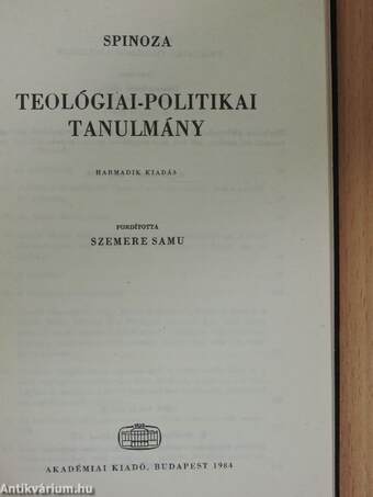 Teológiai-politikai tanulmány