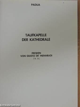 Padua - Taufkapelle der Kathedrale