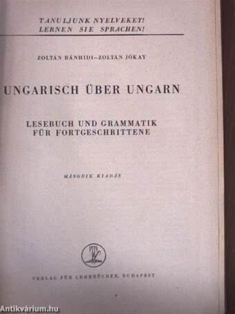 Ungarisch über Ungarn