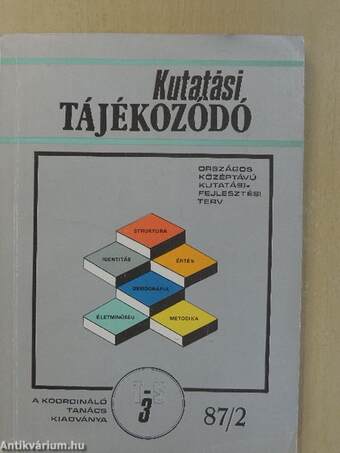 Kutatási tájékozódó 1987/2