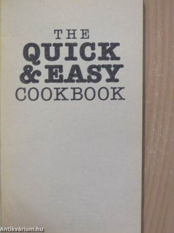 The Quick & Easy Cookbook