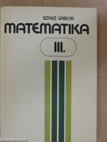 Matematika III.