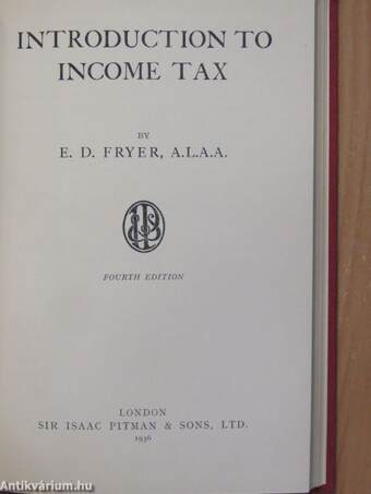 Introduction to income tax