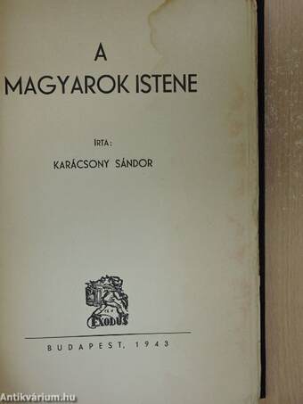 A magyarok Istene