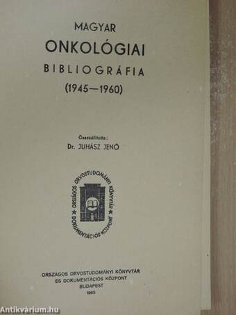 Magyar Onkológiai Bibliográfia