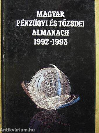 Magyar pénzügyi és tőzsdei almanach 1992-1993