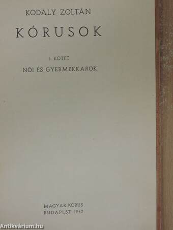 Kórusok I.