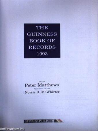 The Guinness Book of Records 1993