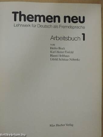 Themen neu 1 - Arbeitsbuch