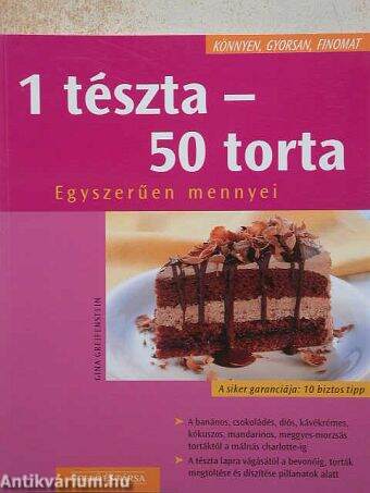 1 tészta - 50 torta