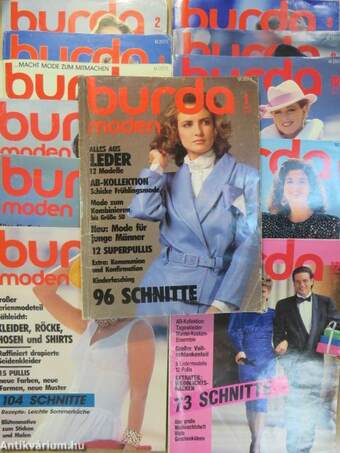 Burda Moden 1986. Januar-Dezember