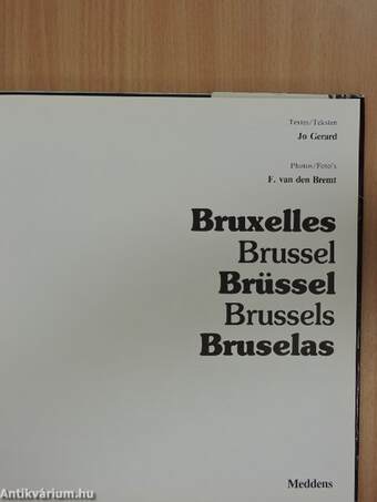 Bruxelles/Brussel/Brüssel/Brussels/Bruselas