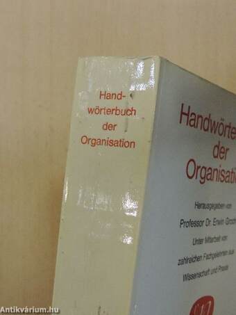 Handwörterbuch der Organisation