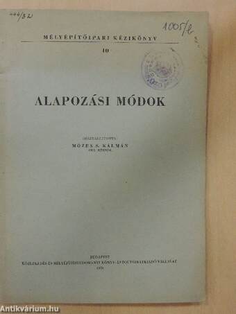 Alapozási módok