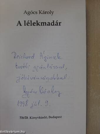 A lélekmadár (dedikált példány)