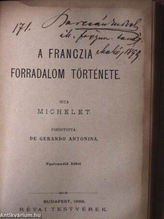 A franczia forradalom története VII-VIII.