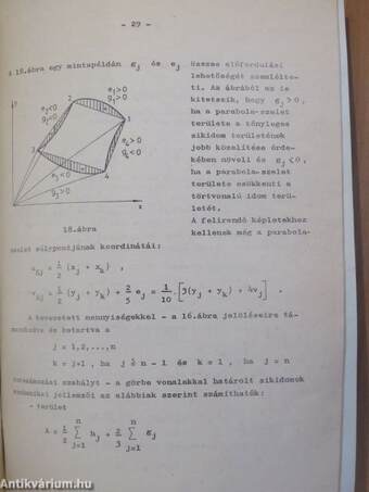 Síkidomok mechanikai jellemzői