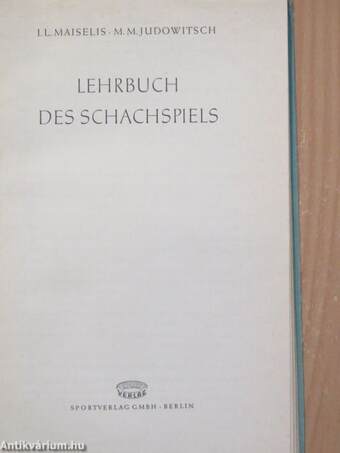 Lehrbuch des Schachspiels