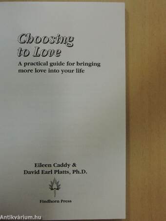 Choosing to Love