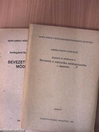 Bevezetés a statisztika módszertanába/Képletek és táblázatok a Bevezetés a statisztika módszertanába c. jegyzethez