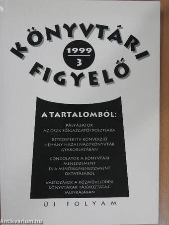 Könyvtári Figyelő 1999/3.