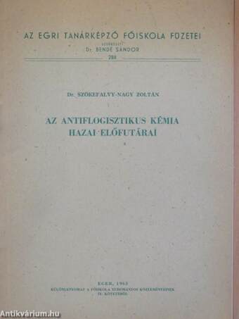 Az antiflogisztikus kémia hazai előfutárai