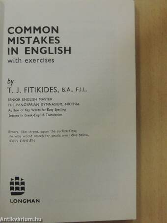 Common mistakes in English