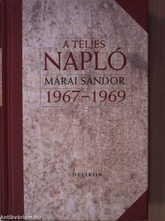 A teljes napló 1967-1969