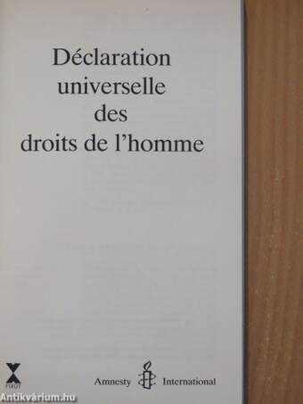 Déclaration universelle des droits de l'homme