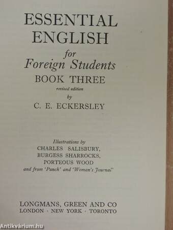 Essential English for Foreign Students Book 3.