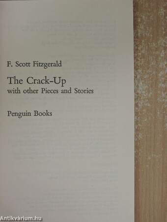 The Crack-Up with other Pieces and Stories